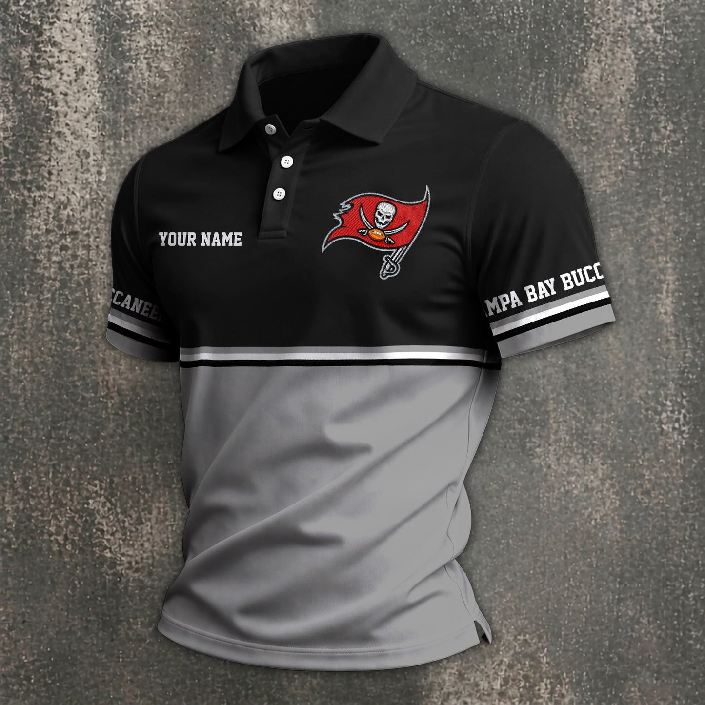 NFL x TB Custom Name Premium Polo Shirt HLP 040526 HLPHUONG