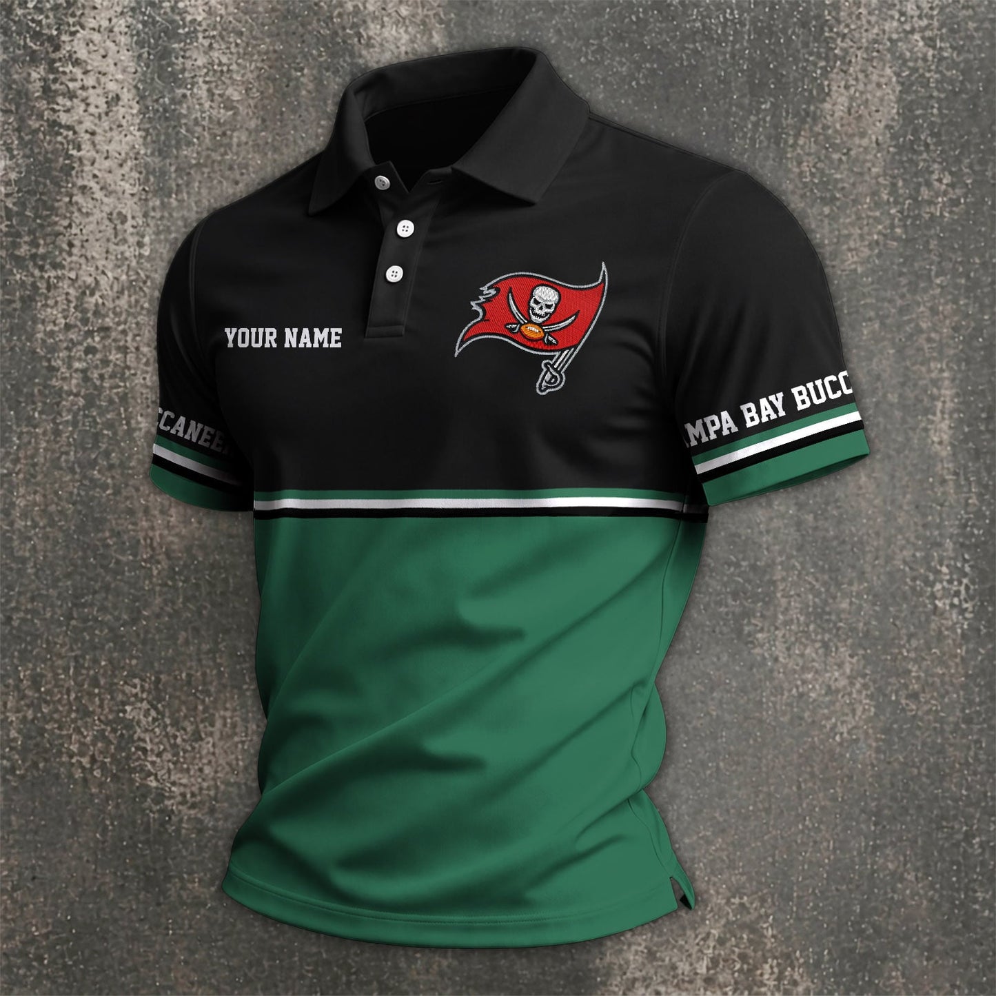 NFL x TB Custom Name Premium Polo Shirt HLP 040526 HLPHUONG