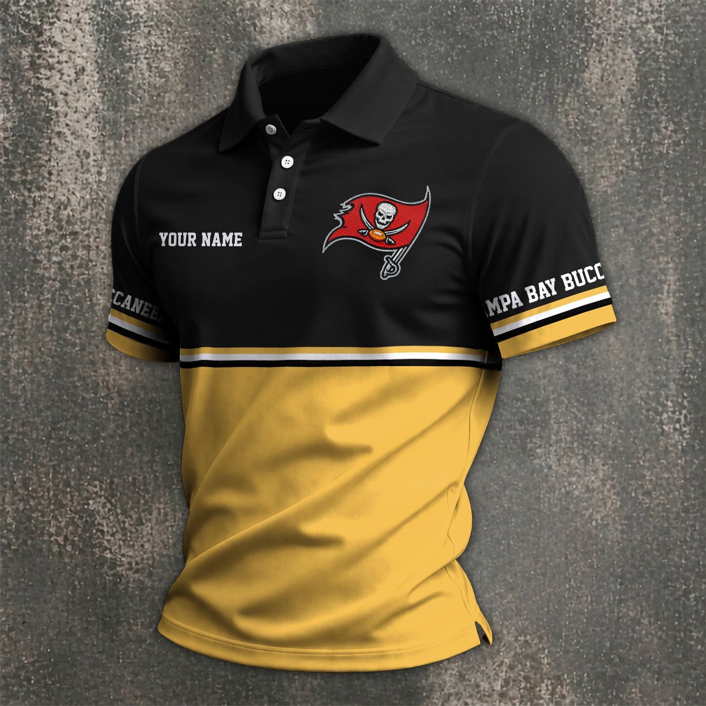 NFL x TB Custom Name Premium Polo Shirt HLP 040526 HLPHUONG