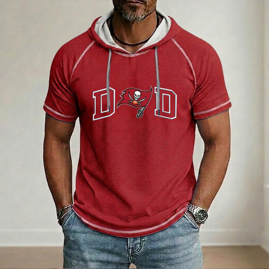NFL x TB Dad Hooded Short Sleeve Shirt HLP 280426 LBN
