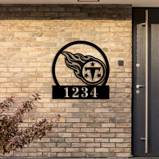 NFL x TEN Custom Address Metal Sign HLP 40526 HLPHUONG