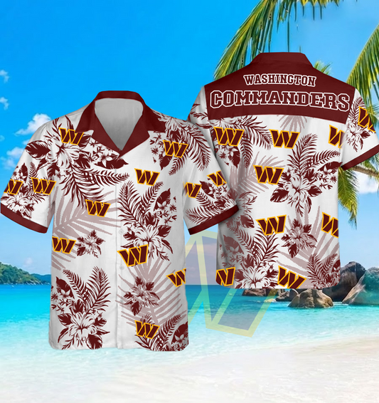 NFL x WAS Beach Hawaiian Shirt HLP 60426 HLPHUONG