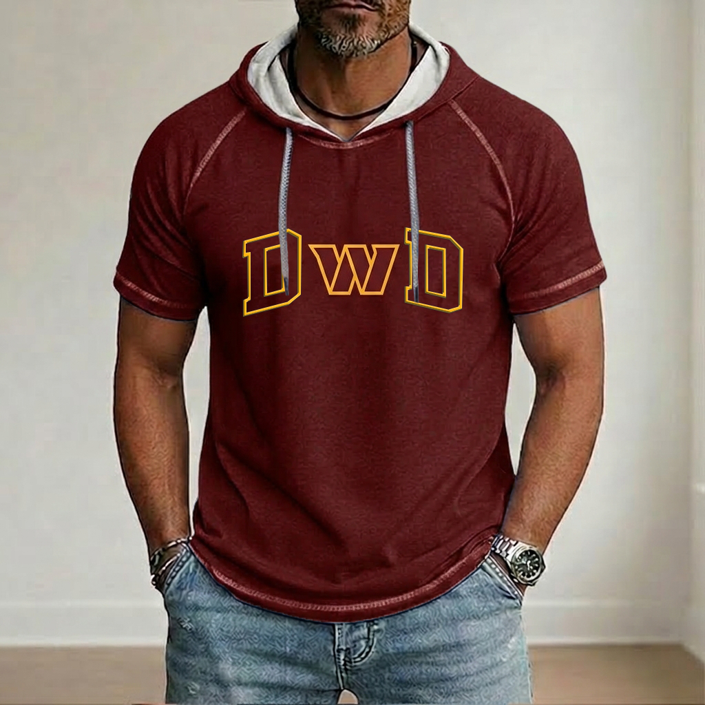 NFL x WAS Dad Hooded Short Sleeve Shirt HLP 280426 LBN