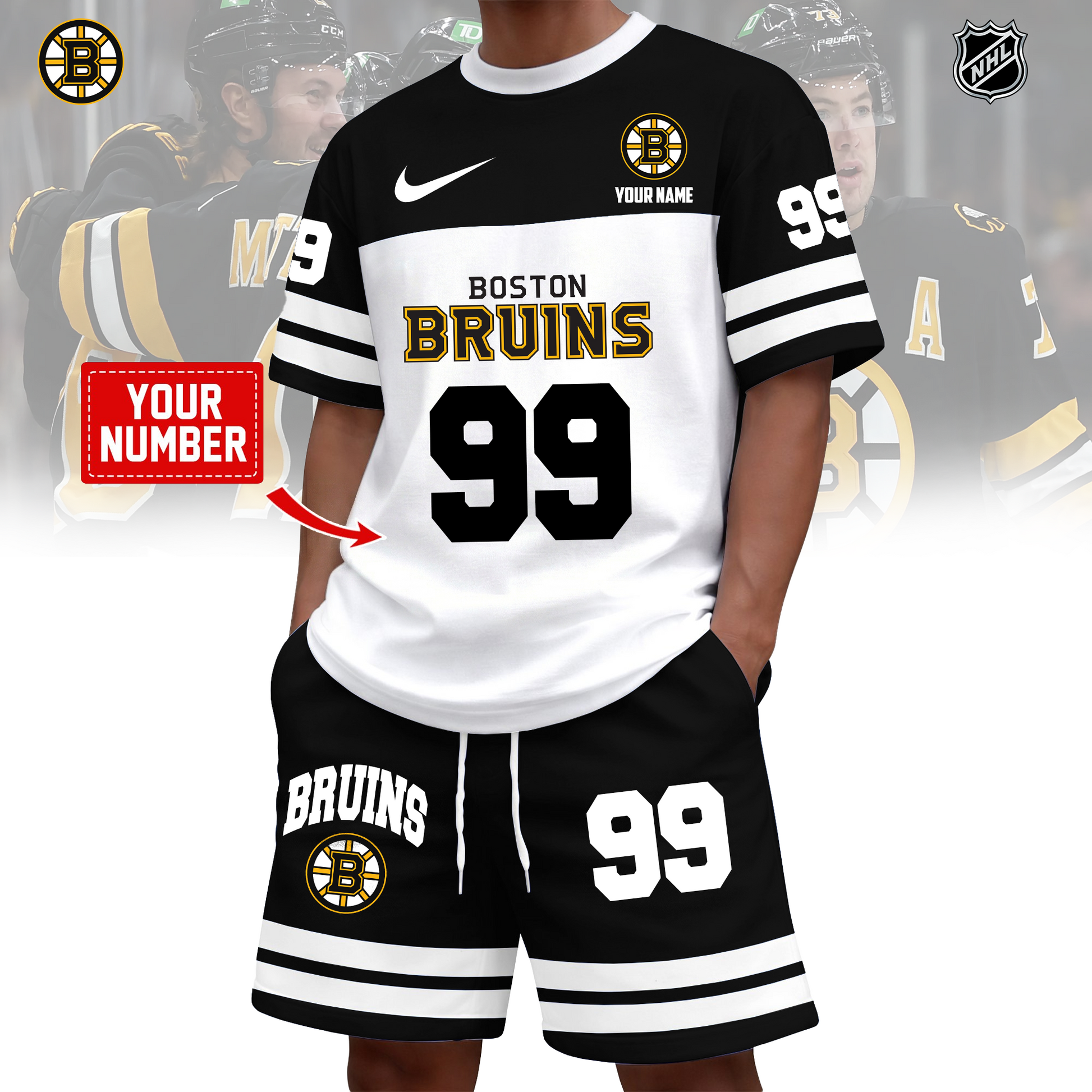 NHL x BOS Custom 3D T-Shirt Set HLP 020426 HLPHUONG 1