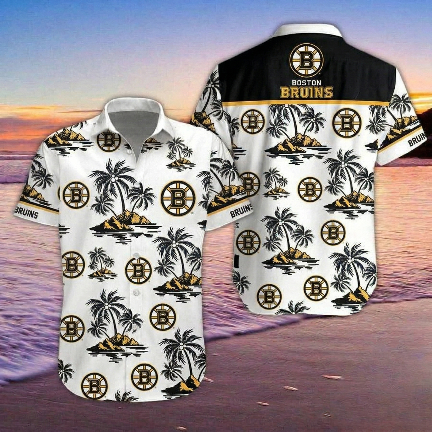 NHL x BOS Island Hawaiian Shirt HLP 00426 LBN