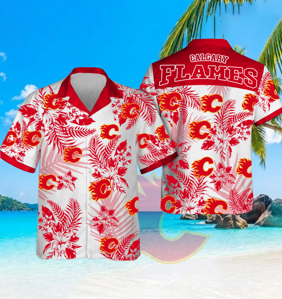 NHL x CAL Beach Hawaiian Shirt HLP 60426 HLPHUONG