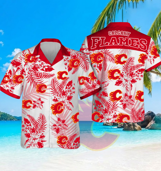NHL x CAL Beach Hawaiian Shirt HLP 60426 HLPHUONG