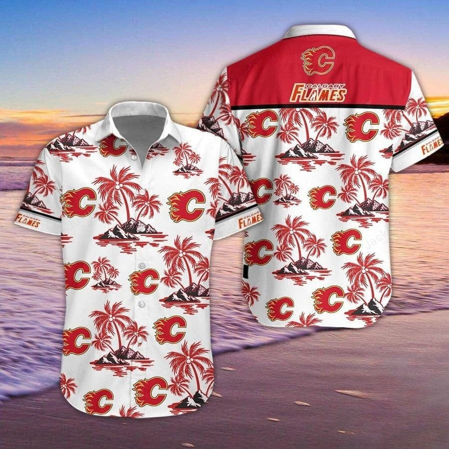 NHL x CAL Island Hawaiian Shirt HLP 00426 LBN