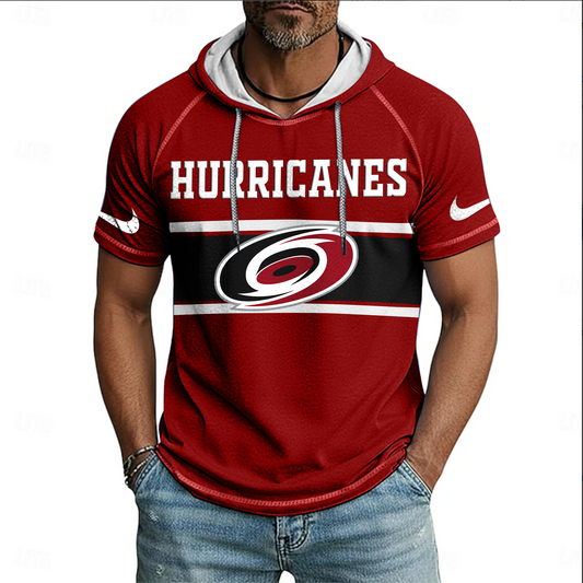 NHL x CAR Hooded Short Sleeve Shirt HLP 070426 HLPHUONG 1