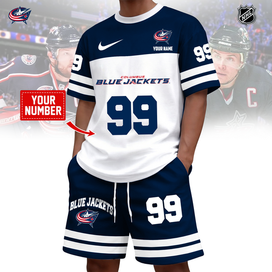 NHL x CBJ Custom 3D T-Shirt Set HLP 020426 HLPHUONG 1