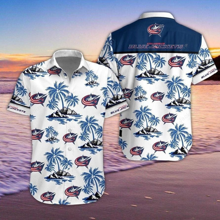 NHL x CBJ Island Hawaiian Shirt HLP 00426 LBN