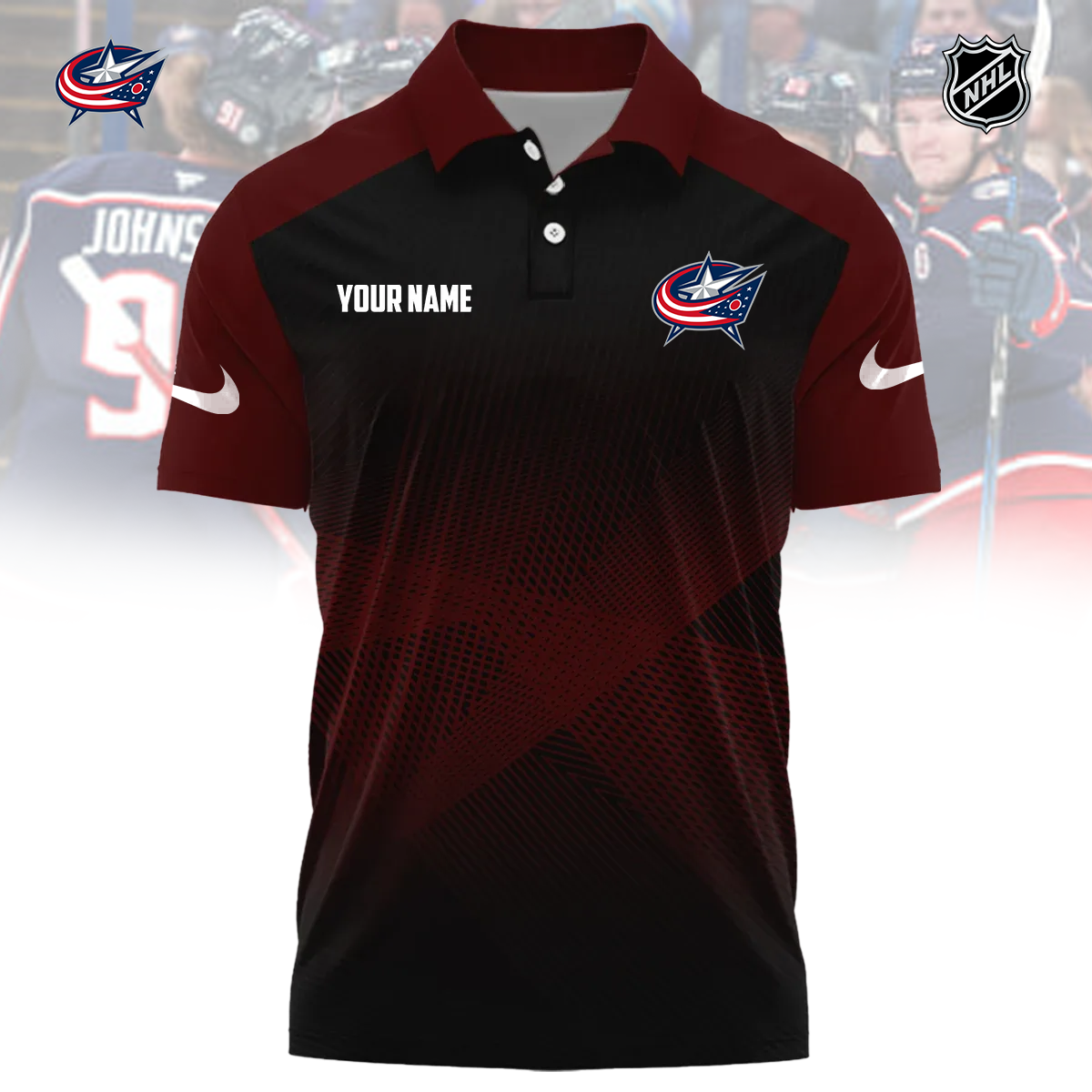 NHL x NAS Sport Custom Name Premium Polo Shirt HLP 060426 HLPHUONG 1