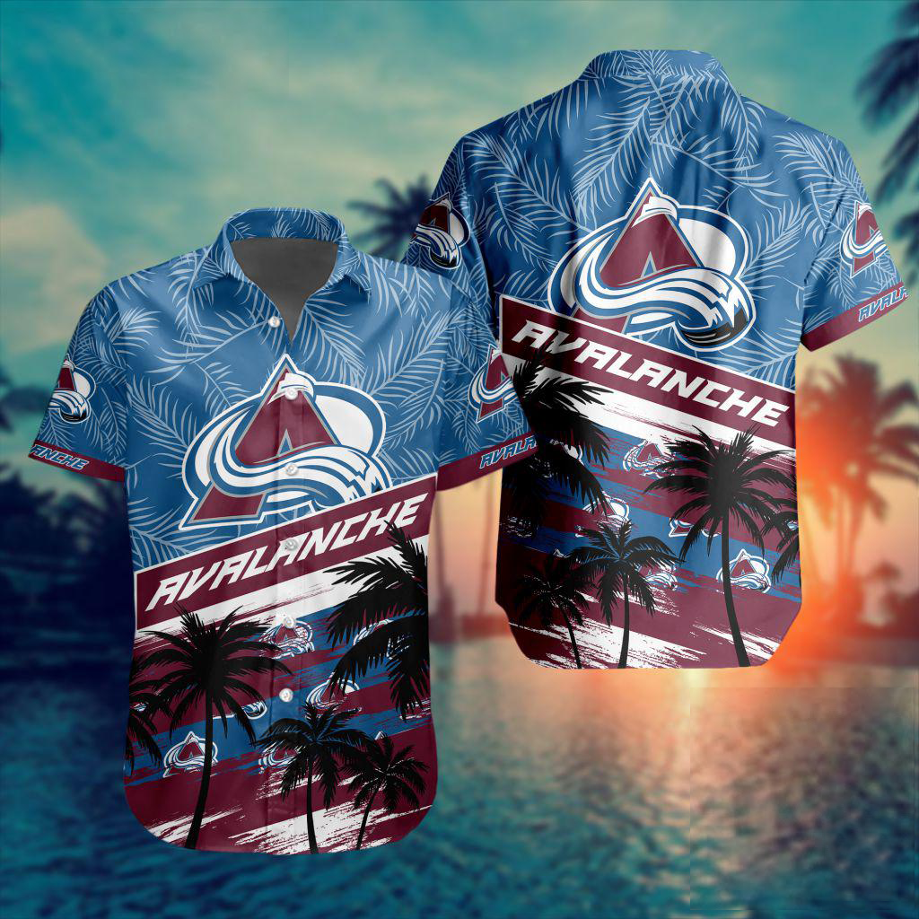 NHL x COL Team Palms Hawaiian Shirt HLP 50426 HLPHUONG