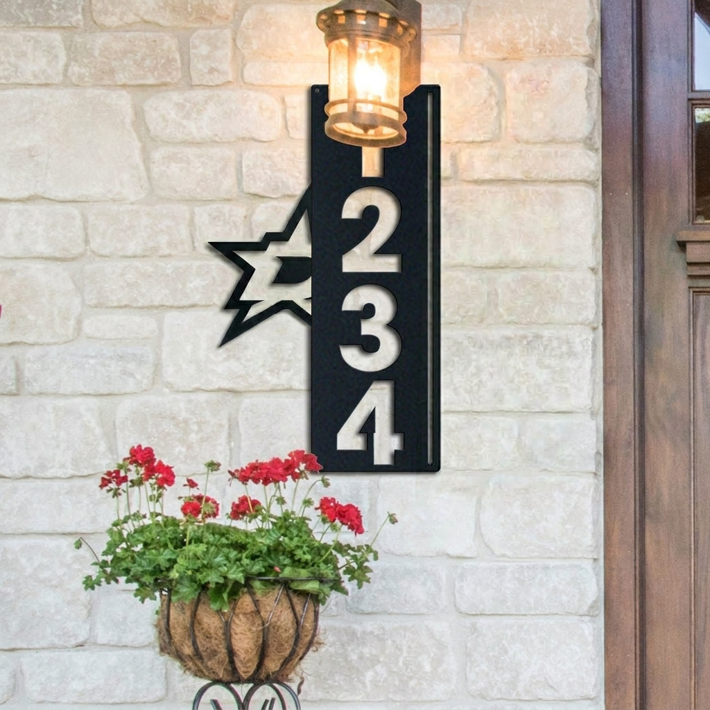 NHL x DAL Custom Address Metal Sign HLP 40526 LBN