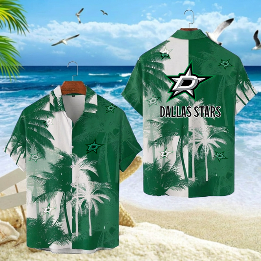 NHL x DAL Palm Trees Hawaiian Shirt HLP 30426 LBN