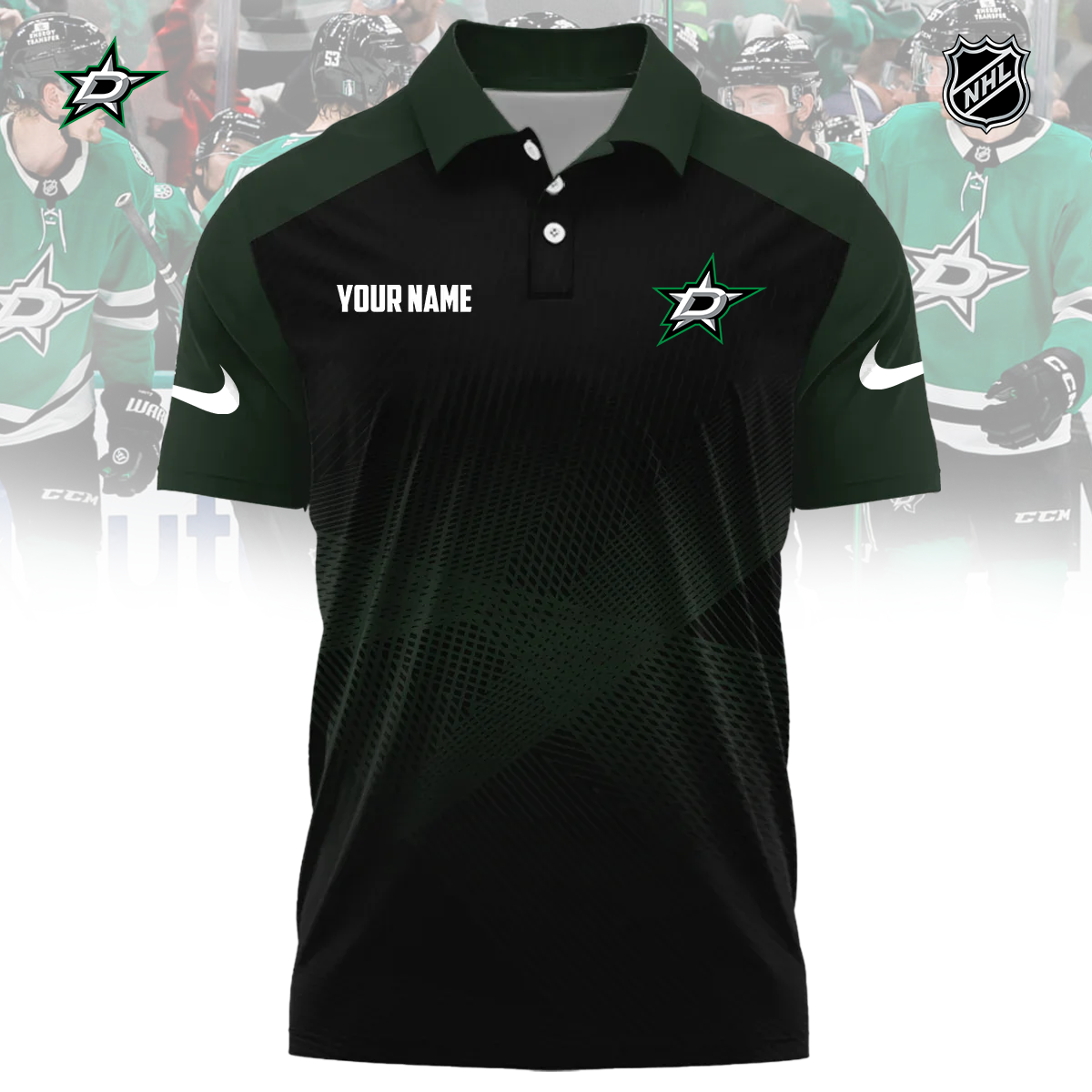 NHL x TB Sport Custom Name Premium Polo Shirt HLP 060426 HLPHUONG 1