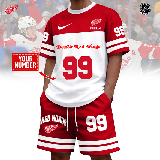 NHL x DET Custom 3D T-Shirt Set HLP 020426 HLPHUONG 1