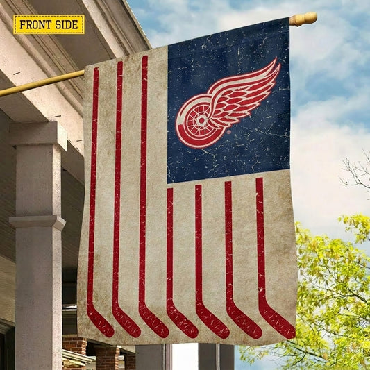 NHL x DET Hockey Lover House Flag HLP 070526 LBN