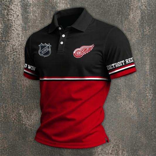 NHL x DET Premium Polo Shirt HLP 070526 HLPHUONG