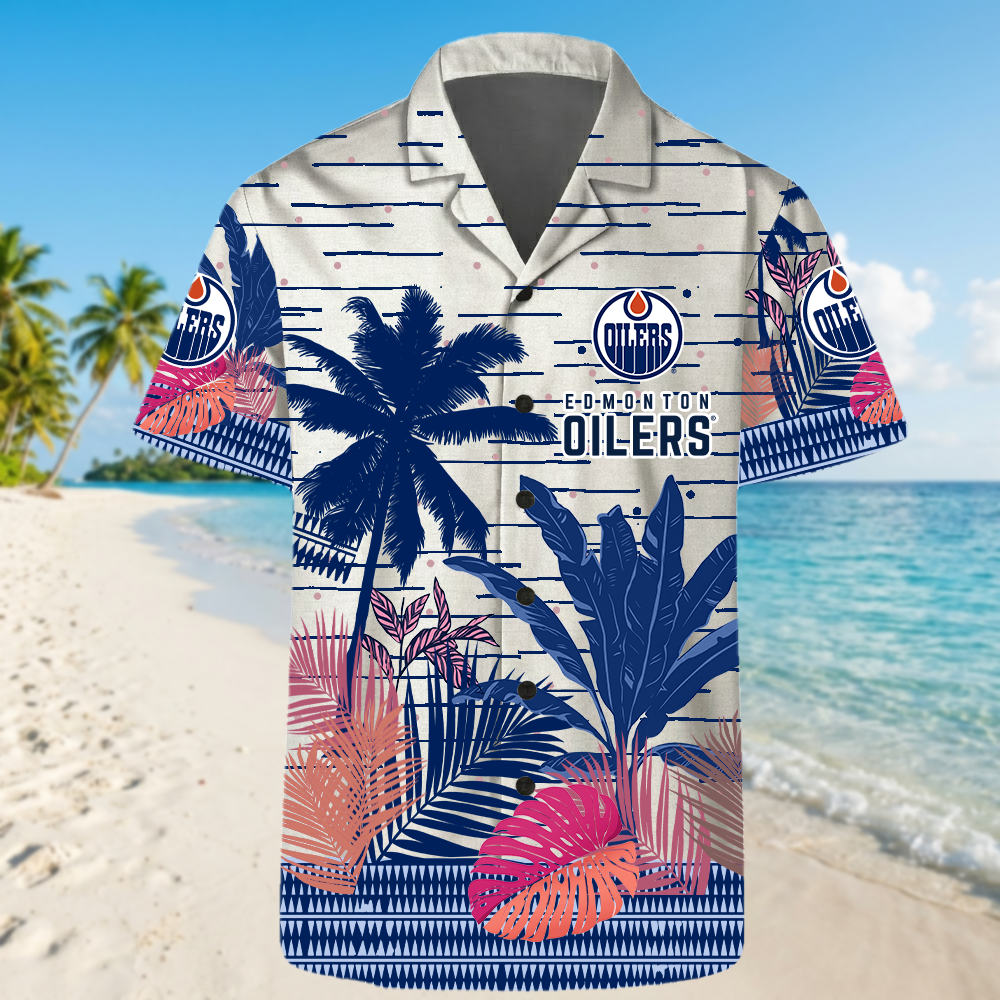 NHL x EDM Palms Hawaiian Shirt HLP 230426 HLPHUONG