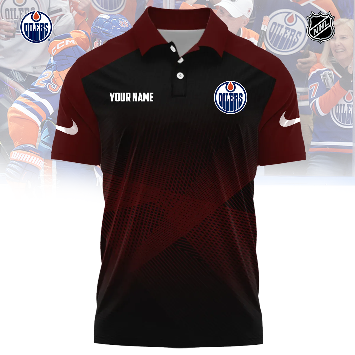 NHL x WAS Sport Custom Name Premium Polo Shirt HLP 060426 HLPHUONG 1
