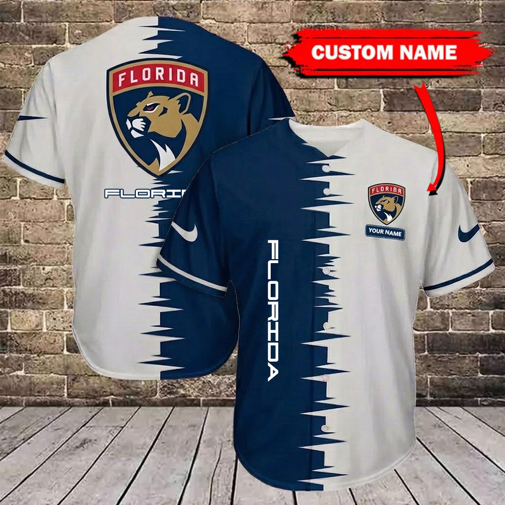 NHL x FLO Bicolour Custom Name Baseball Jersey HLP 080426 LBN