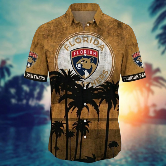 NHL x FLO Coconut Beach Hawaiian Shirt HLP 40426 LBN