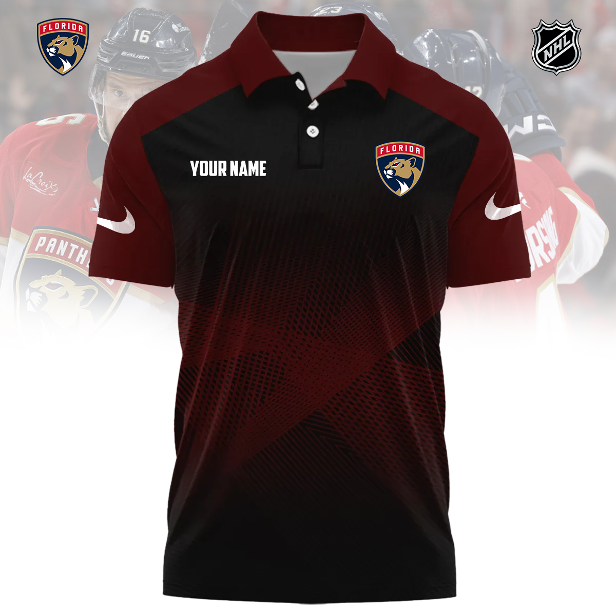 NHL x FLO Sport Custom Name Premium Polo Shirt HLP 060426 HLPHUONG 1