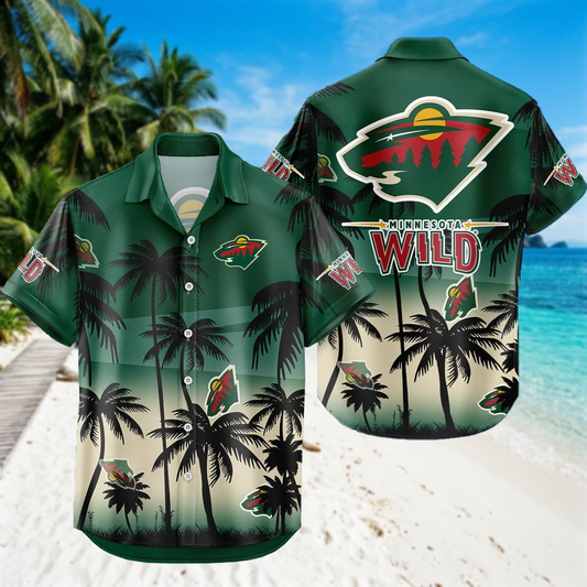 NHL x MIN Coconut V3 Hawaiian Shirt HLP 230426 HLPHUONG
