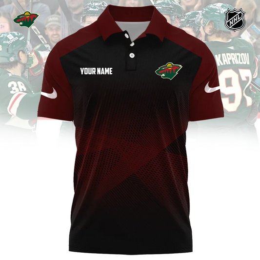 NHL x MIN Sport Custom Name Premium Polo Shirt HLP 060426 HLPHUONG 1