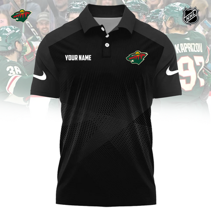 NHL x MIN Sport Custom Name Premium Polo Shirt HLP 060426 HLPHUONG