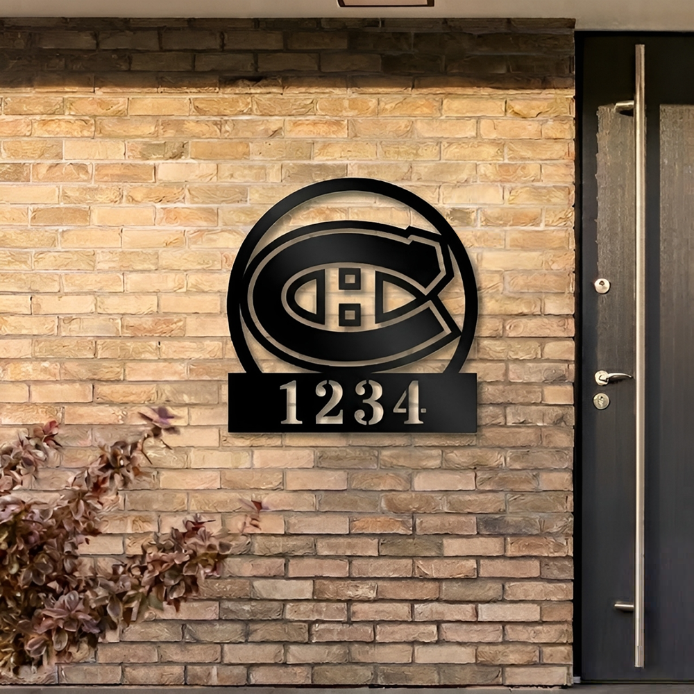 NHL x MON Custom Address Metal Sign HLP 40526 HLPHUONG
