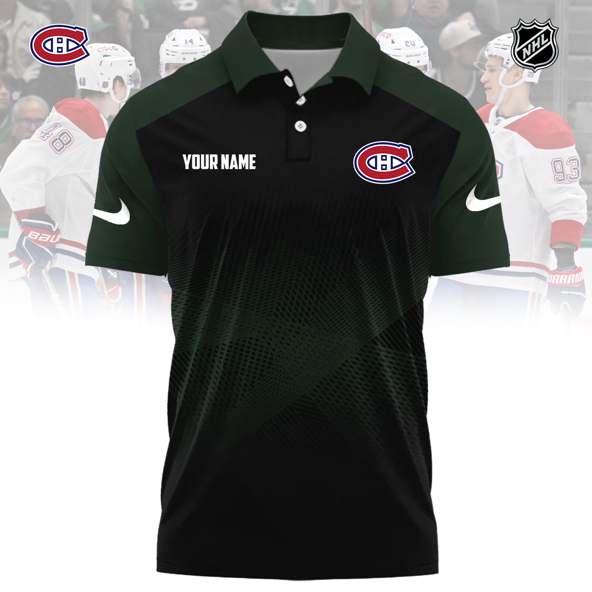 NHL x MON Sport Custom Name Premium Polo Shirt HLP 060426 HLPHUONG