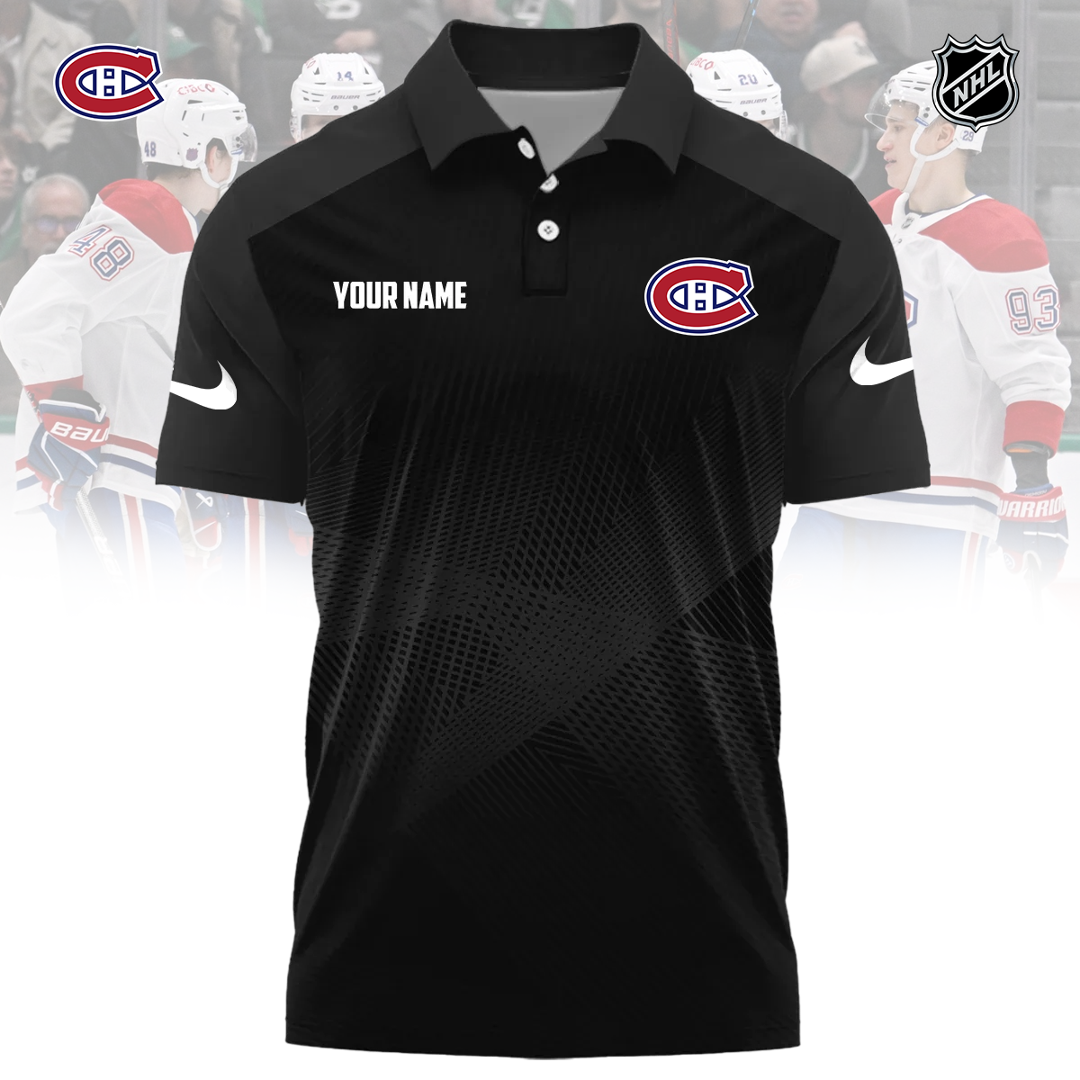 NHL x MON Sport Custom Name Premium Polo Shirt HLP 060426 HLPHUONG