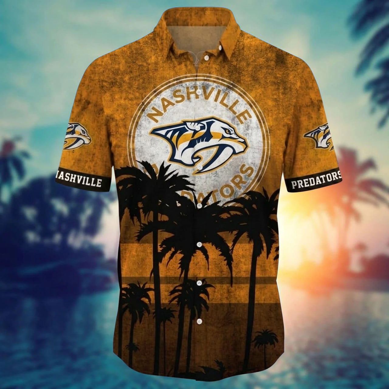 NHL x NAS Coconut Beach Hawaiian Shirt HLP 40426 LBN