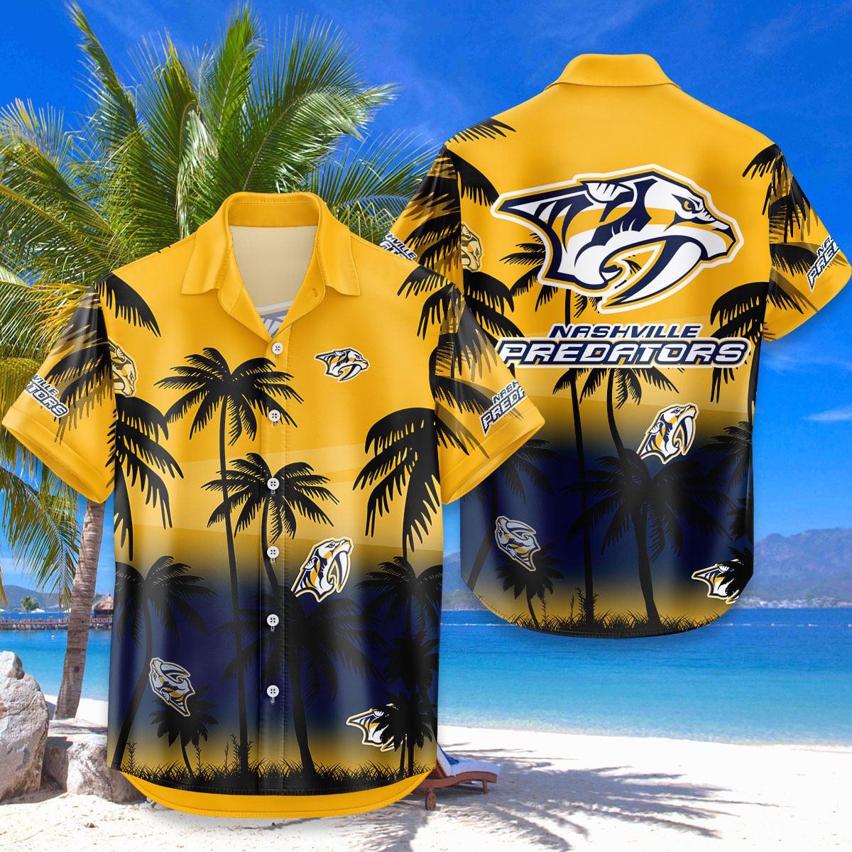 NHL x NAS Coconut Tree Hawaiian Shirt HLP 080426 HLPHUONG