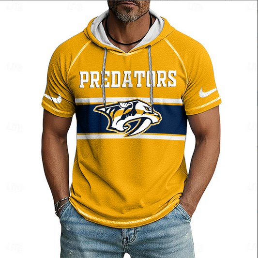 NHL x NAS Hooded Short Sleeve Shirt HLP 070426 HLPHUONG 1