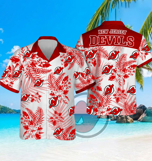 NHL x NJ Beach Hawaiian Shirt HLP 60426 HLPHUONG