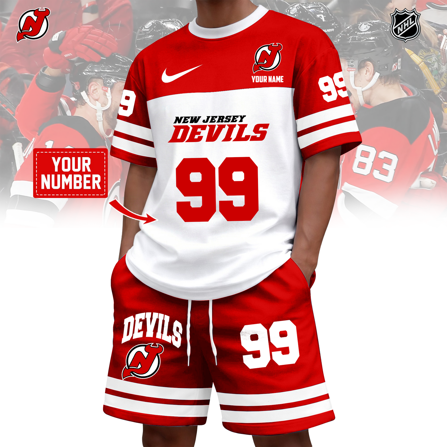 NHL x NJ Custom 3D T-Shirt Set HLP 020426 HLPHUONG 1