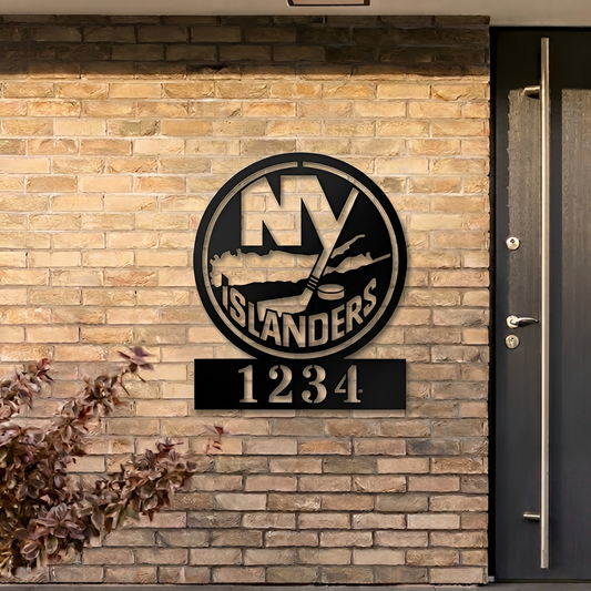 NHL x NYI Custom Address Metal Sign HLP 40526 HLPHUONG
