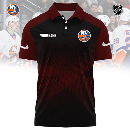 NHL x NYI Sport Custom Name Premium Polo Shirt HLP 060426 HLPHUONG 1