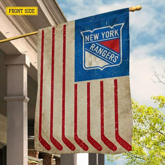 NHL x NYR Hockey Proud House Flag HLP 070526 LBN