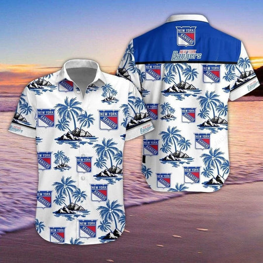 NHL x NYR Island Hawaiian Shirt HLP 00426 LBN