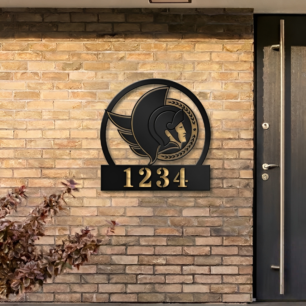 NHL x OTT Custom Address Metal Sign HLP 40526 HLPHUONG