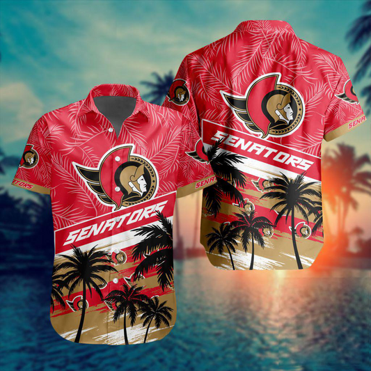 NHL x OTT Team Palms Hawaiian Shirt HLP 50426 HLPHUONG