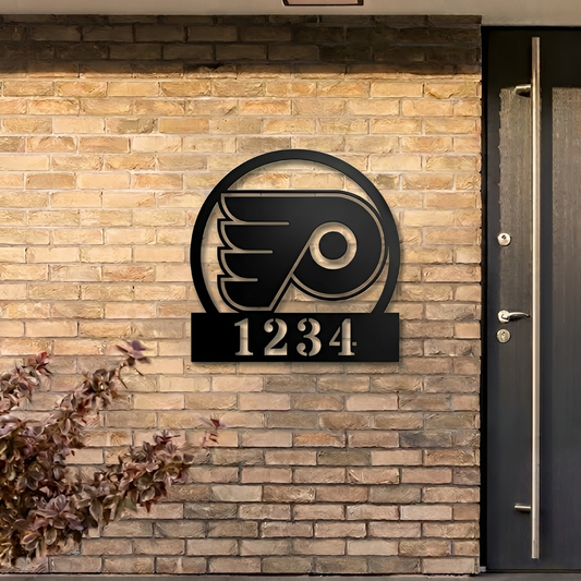 NHL x PHI Custom Address Metal Sign HLP 40526 HLPHUONG