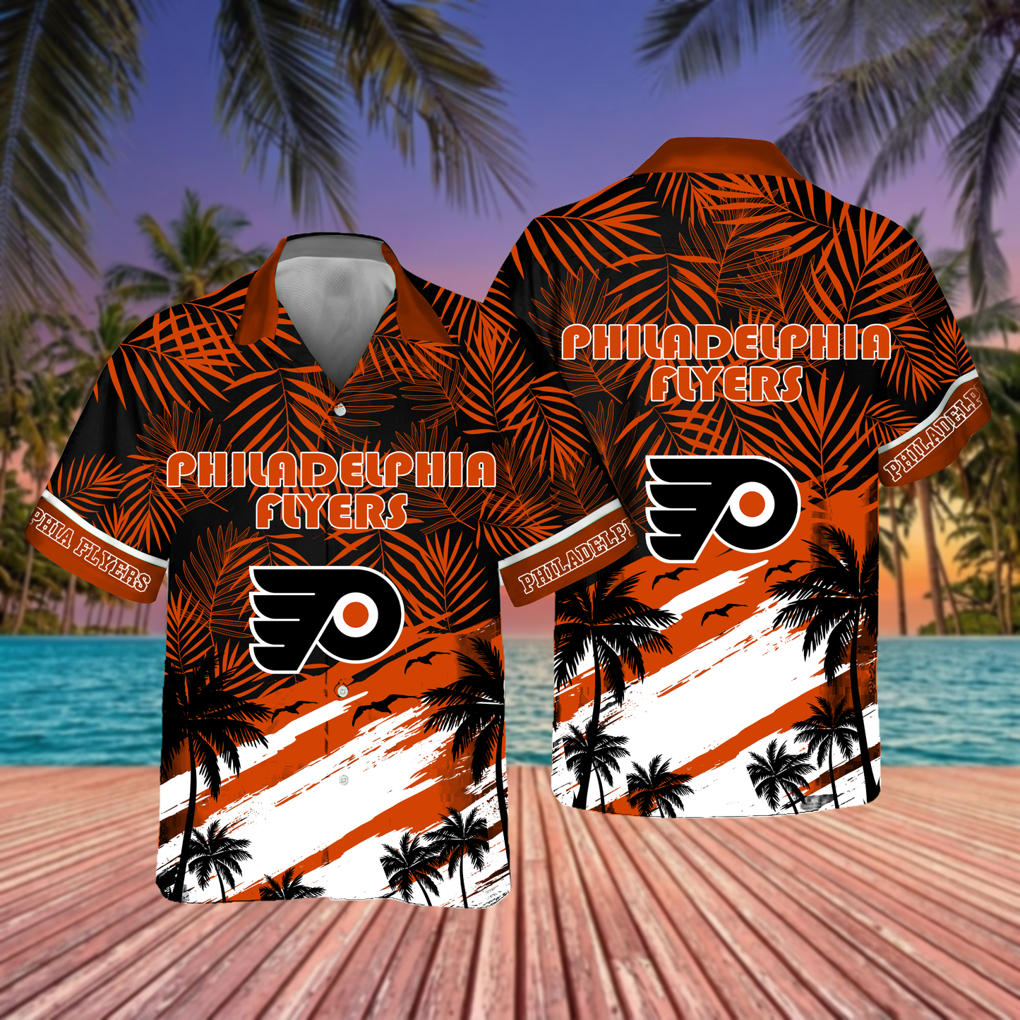 NHL x PHI Hockey Summer Hawaiian Shirt HLP 70426 HLPHUONG