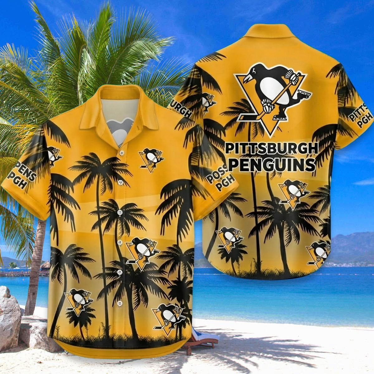 NHL x PIT Coconut V2 Hawaiian Shirt HLP 20426 LBN