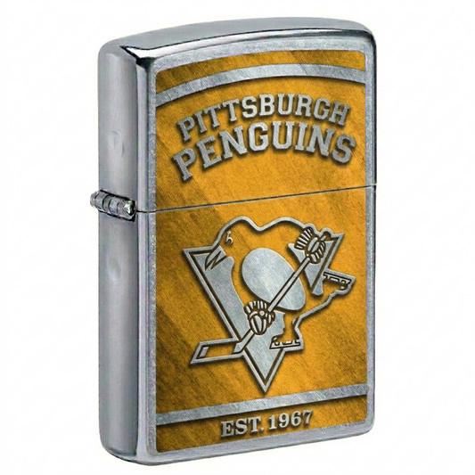 NHL x PIT EST Premium Windproof Lighter HLP 060526 LBN 1