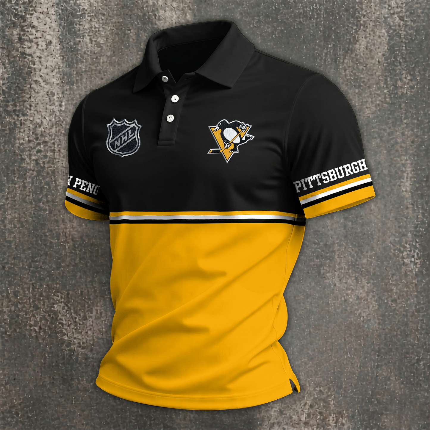 NHL x PIT Premium Polo Shirt HLP 070526 HLPHUONG